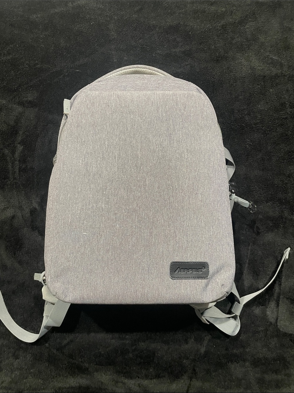 Gray Backpack (Camera + Laptop)